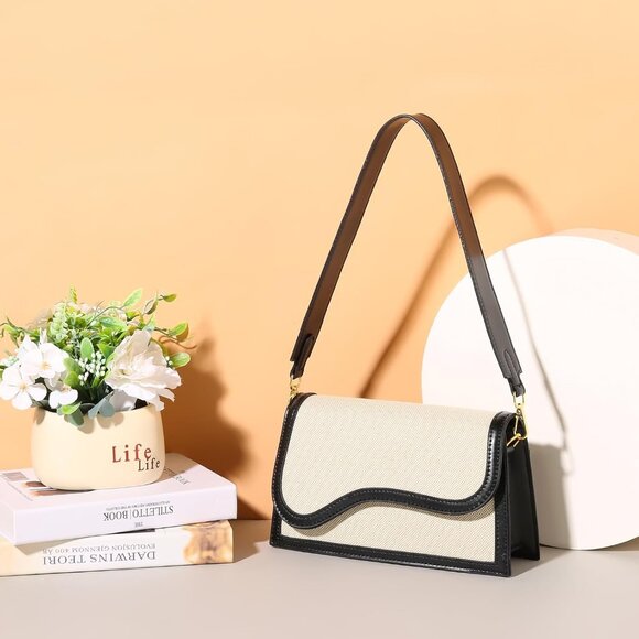 Vegan Leather Crossbody Bag for Women with Dual Styles and Large Capacity - Picture 6 of 6